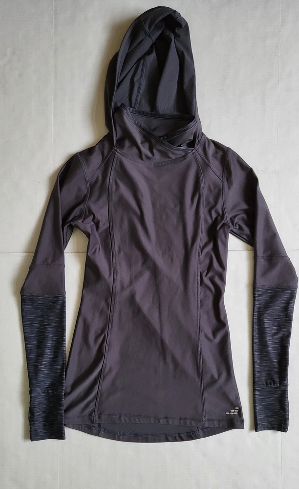 BCG Turbo Warmth Hoodie Running Workout Active Gray Women's Size S